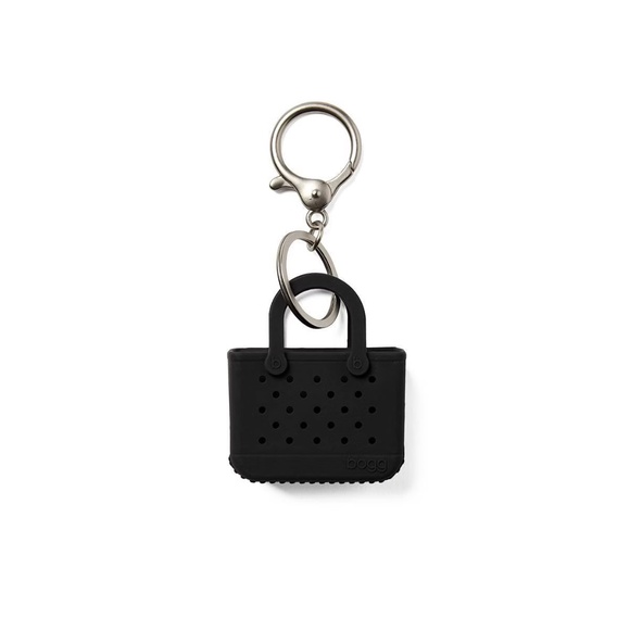 NWT BOGG BAG BLACK TINY TOTE KEY CHAIN ACCESSORY - Picture 1 of 1